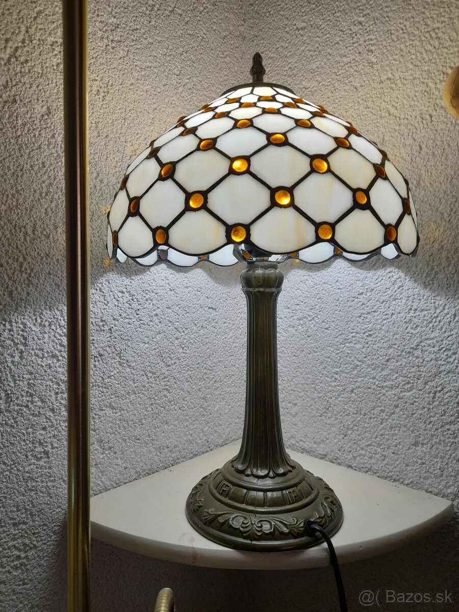 Tifany lamppa stolova nova 12 palcova až 48cm
