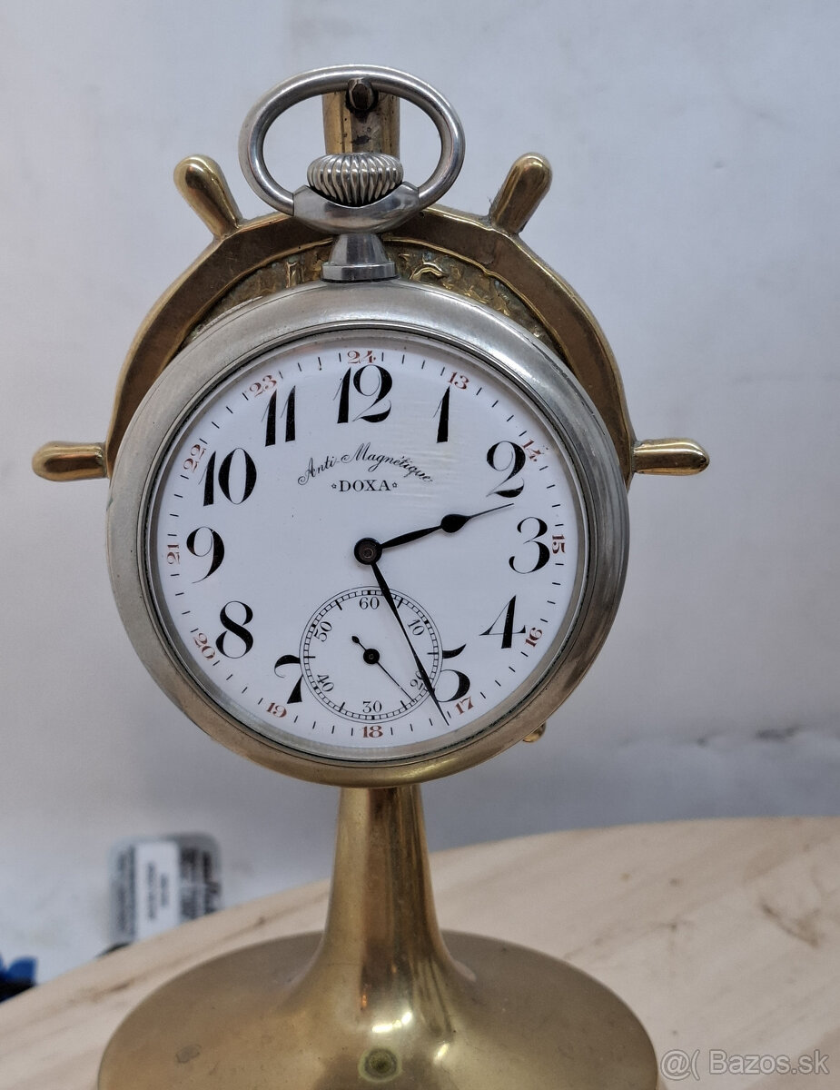 Predám veľké starožitné vreckové hodinky DOXA Antimagnetique