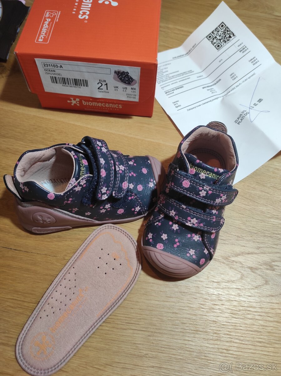 Dievčenské topánky v. 21