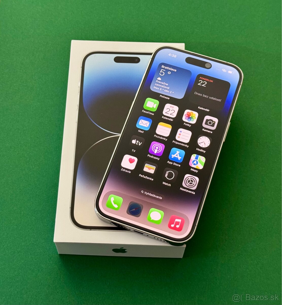 Apple iPhone 14 Pro, Silver, 128GB