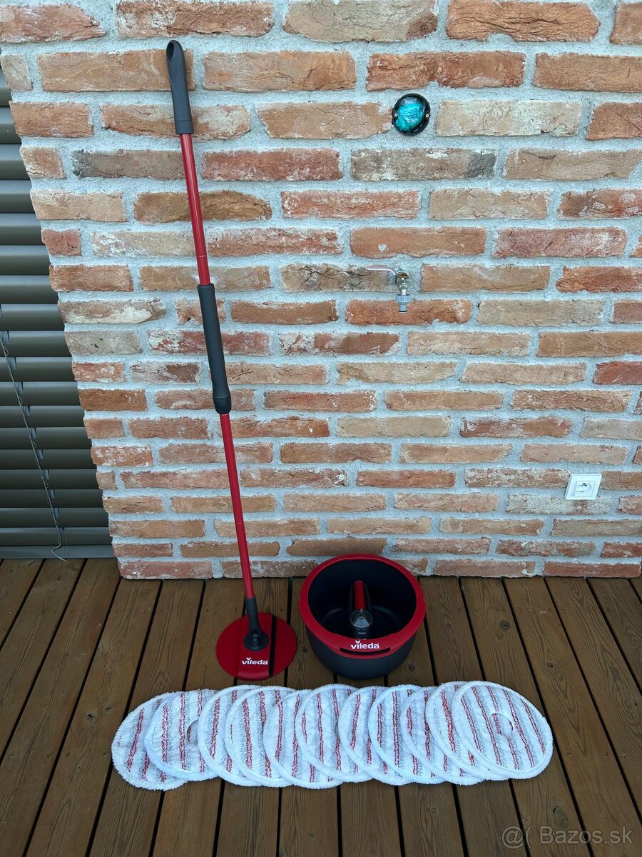 Mop Vileda Spin & Clean + 11 náhradných poťahov