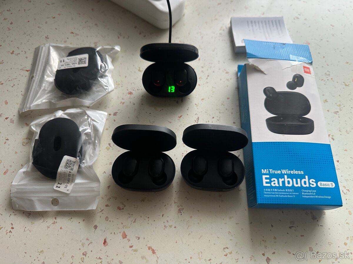 Earbuds basic S bluetooth 2 ks +1ks bluetooth sluchadla