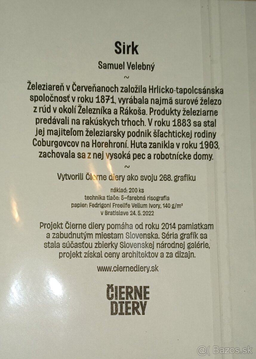 Predam grafiky Cierne diery