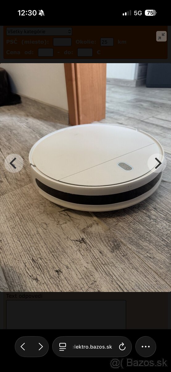 Robotický vysávač xiaomi