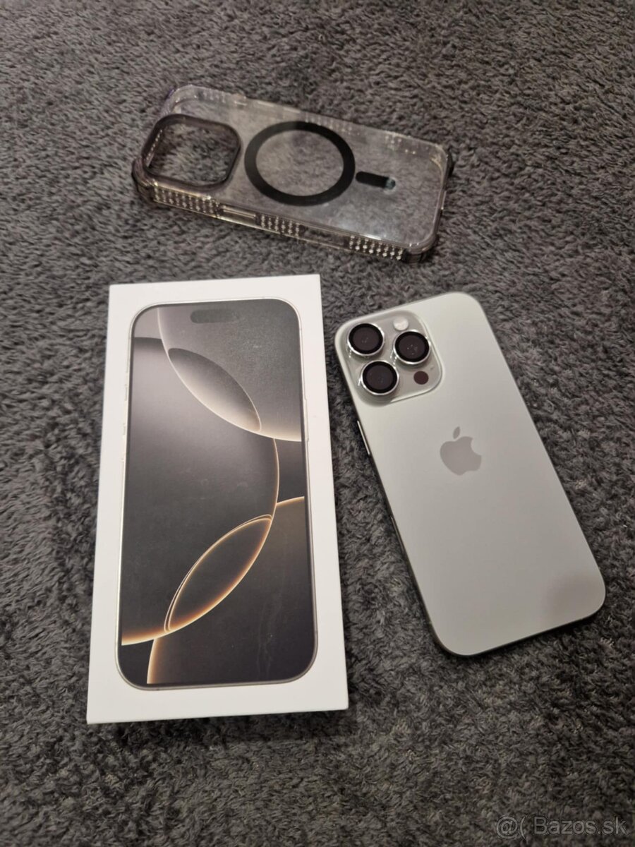 Iphone 16 pro Natural Titanium