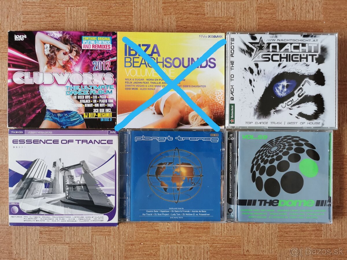 CD VÝBERY TRANCE, HOUSE