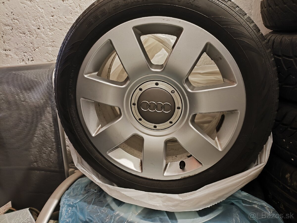 Predám 5x112 R17 Origo Audi elektróny diera 57.1 mm ET 43