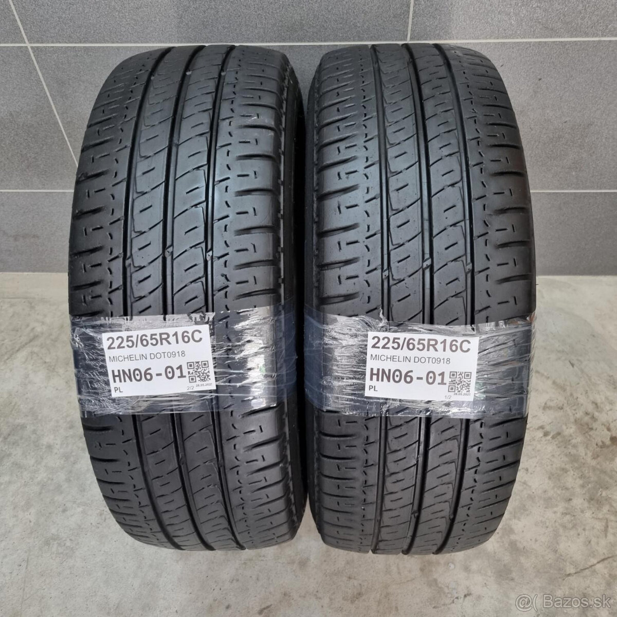 Dodávkové pneu 225/65 R16C MICHELIN DOT0918