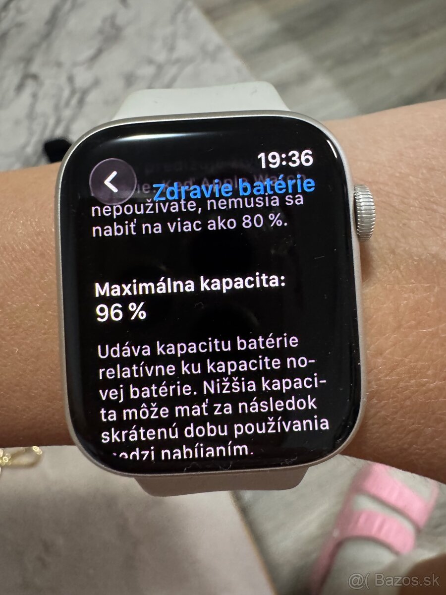 Apple Watch Series 8 – 45mm- zdravie baterky 96%