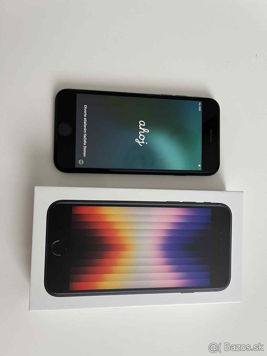 iPhone SE 2022 – TOP STAV, batéria 88 %, ako nový