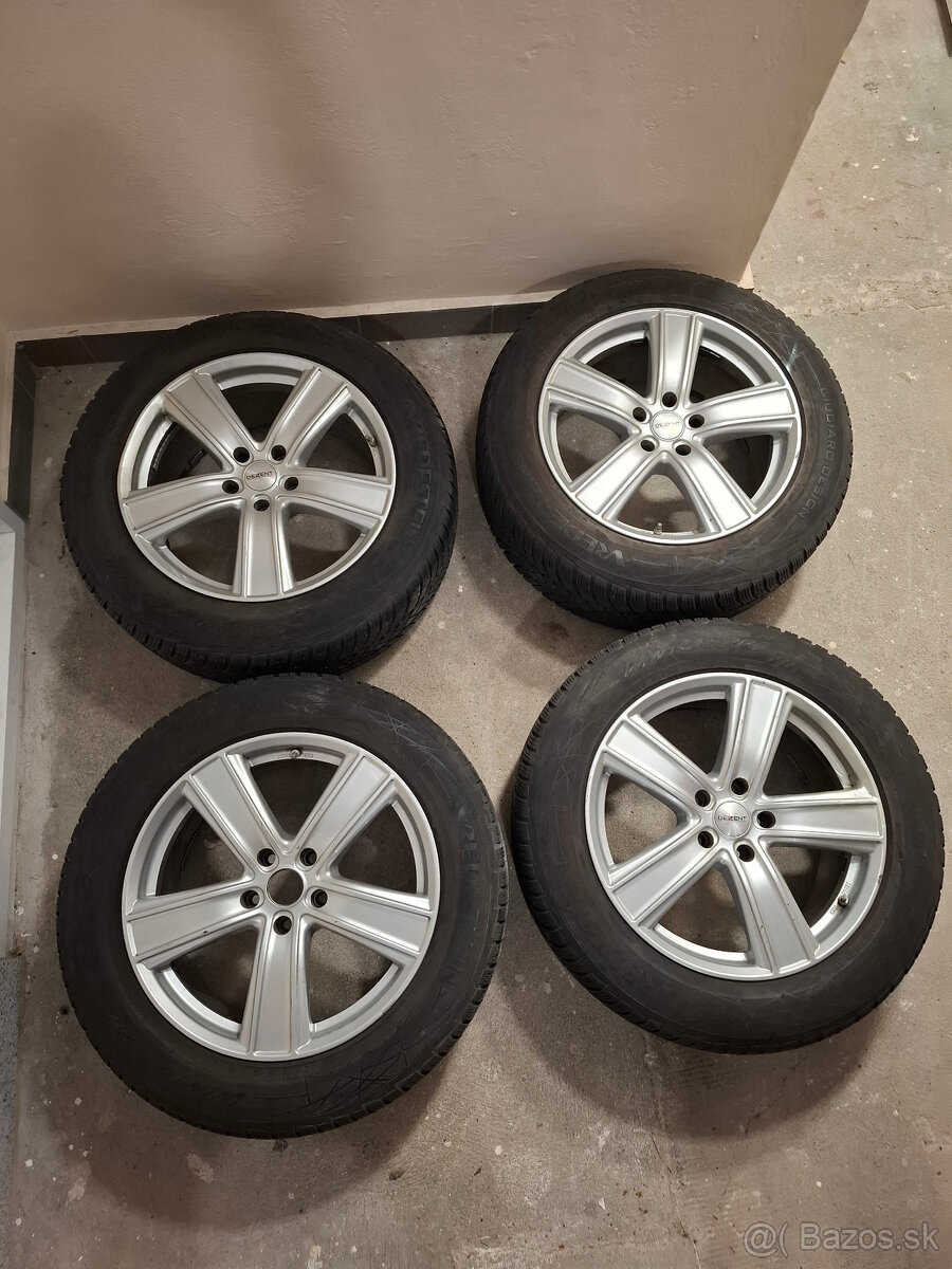 Predám ALU disky Dezent R19, 5x112 ET 46 + zimné pneu
