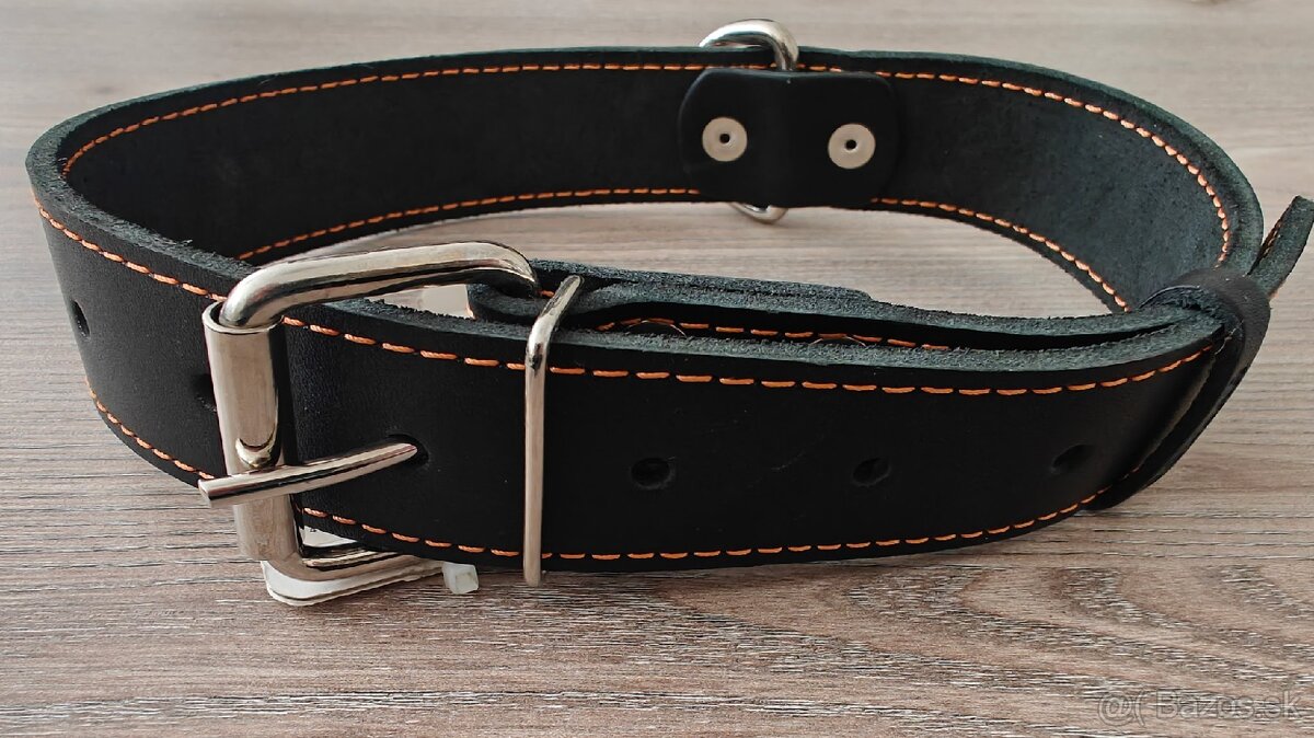 Nový kožený obojok