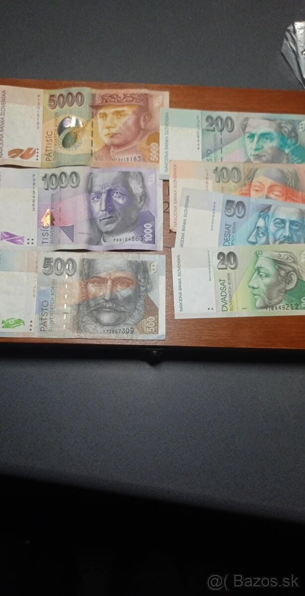 Slovenské bankovky zbierka