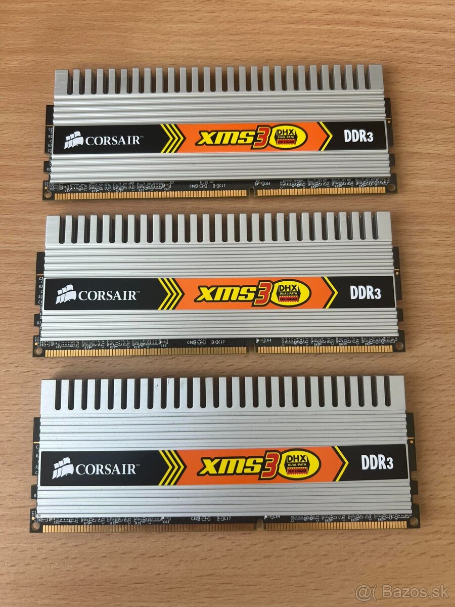 Corsair XMS 3x2GB DDR3 1333Mhz Ram
