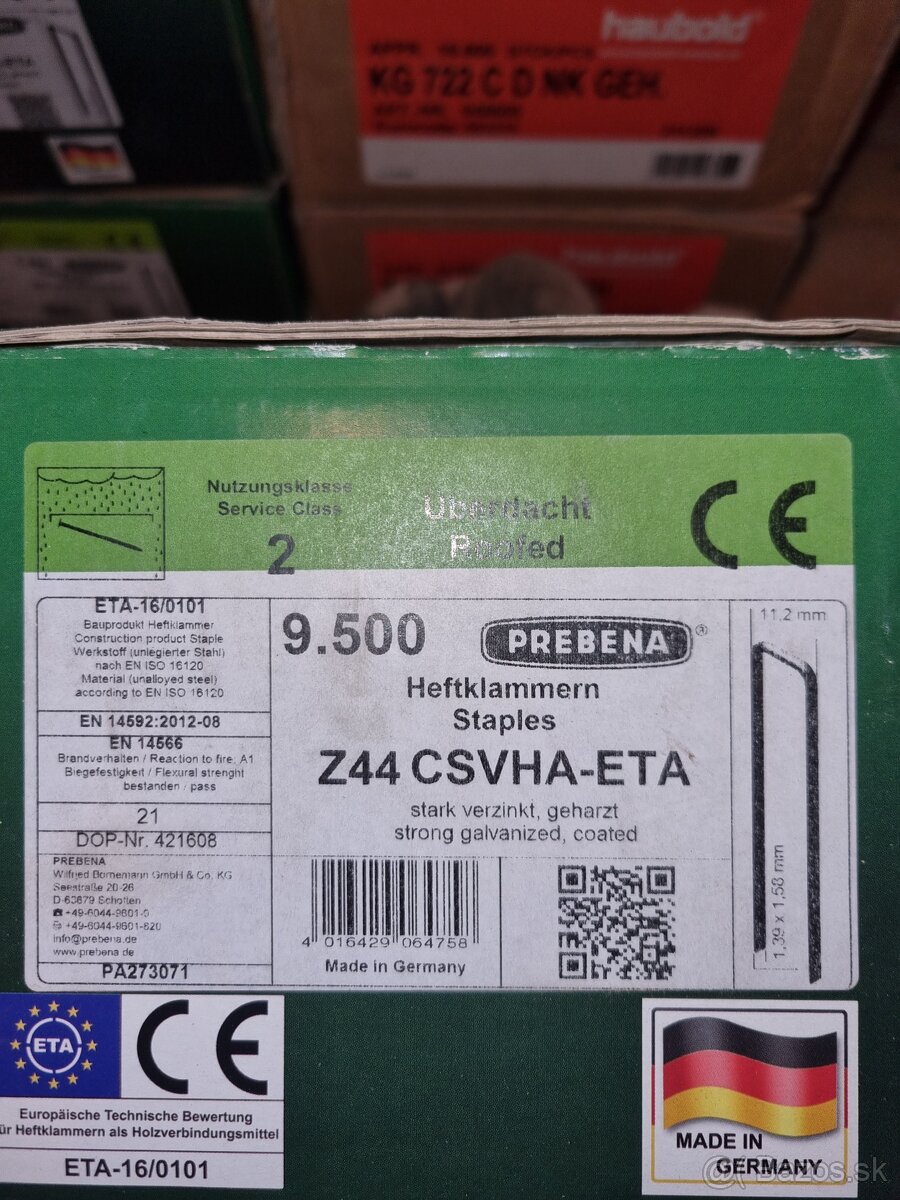 Spony do sponovacky Prebena Z44CSVHA-ETA