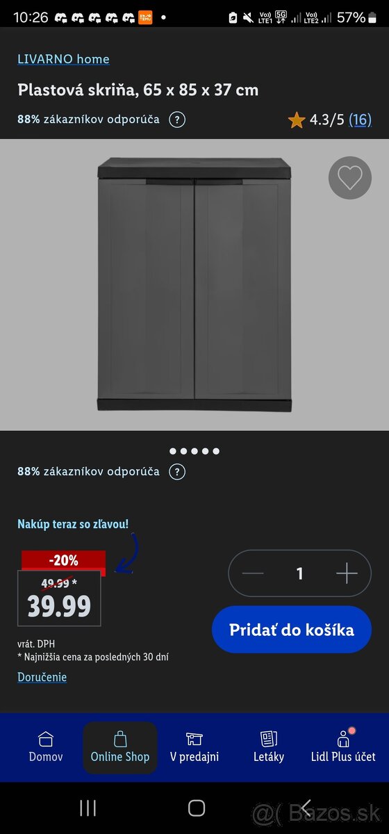 Balkovova zahradna skrinka