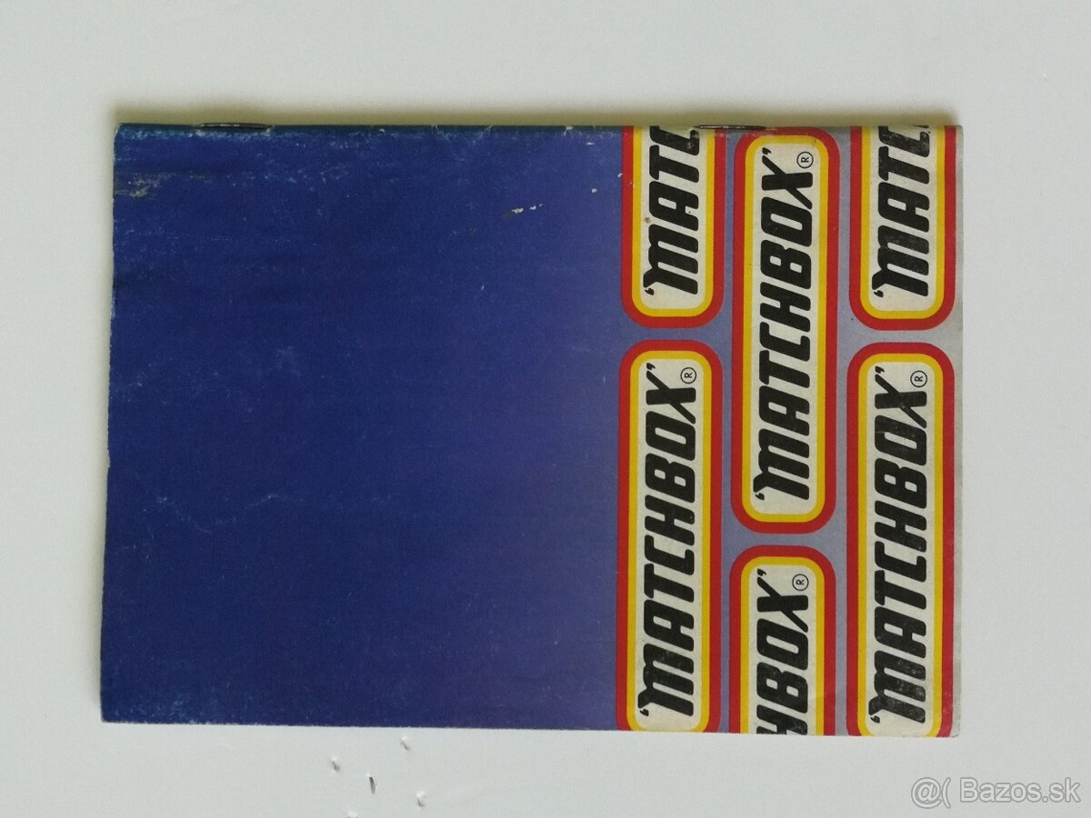 Matchbox Katalóg 1986