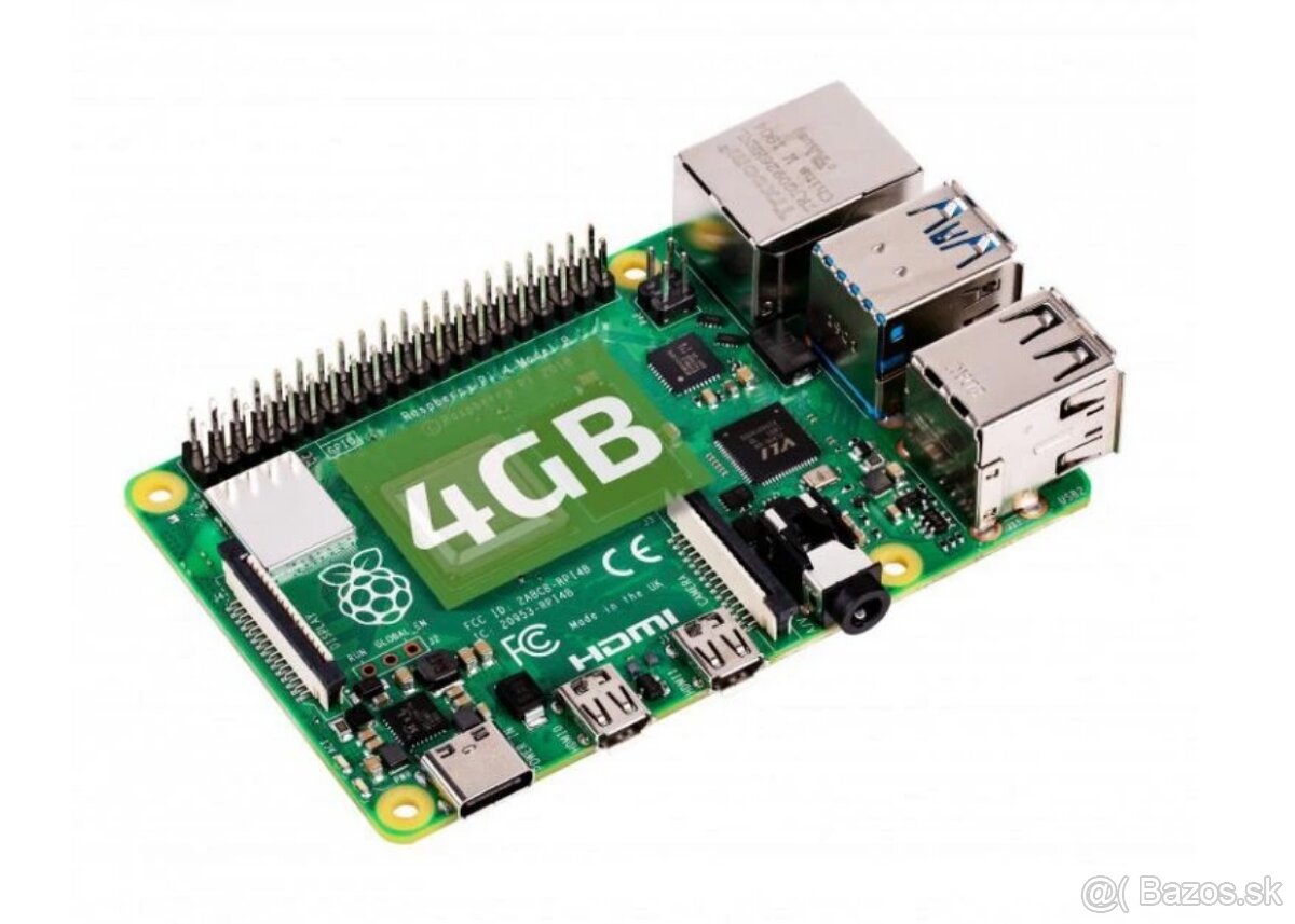 Predam Raspberry Pi 4 + 3A adapter + Chladic