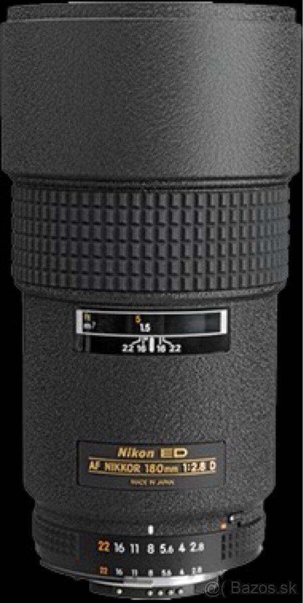 Nikon Nikkor AF 180mm f2.8 D ED Lens