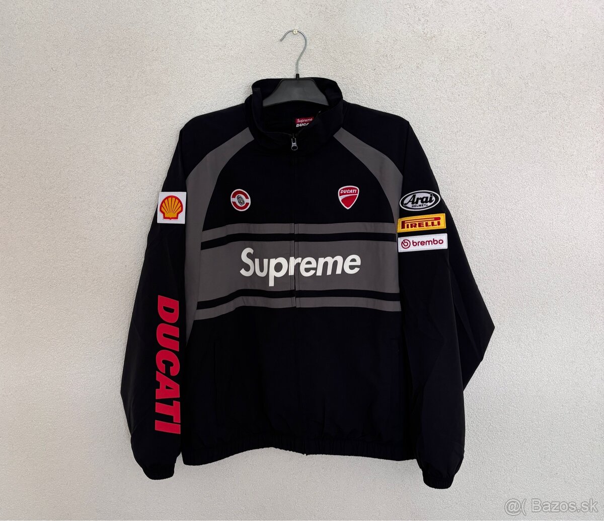 Supreme Black Ducati Jakcet