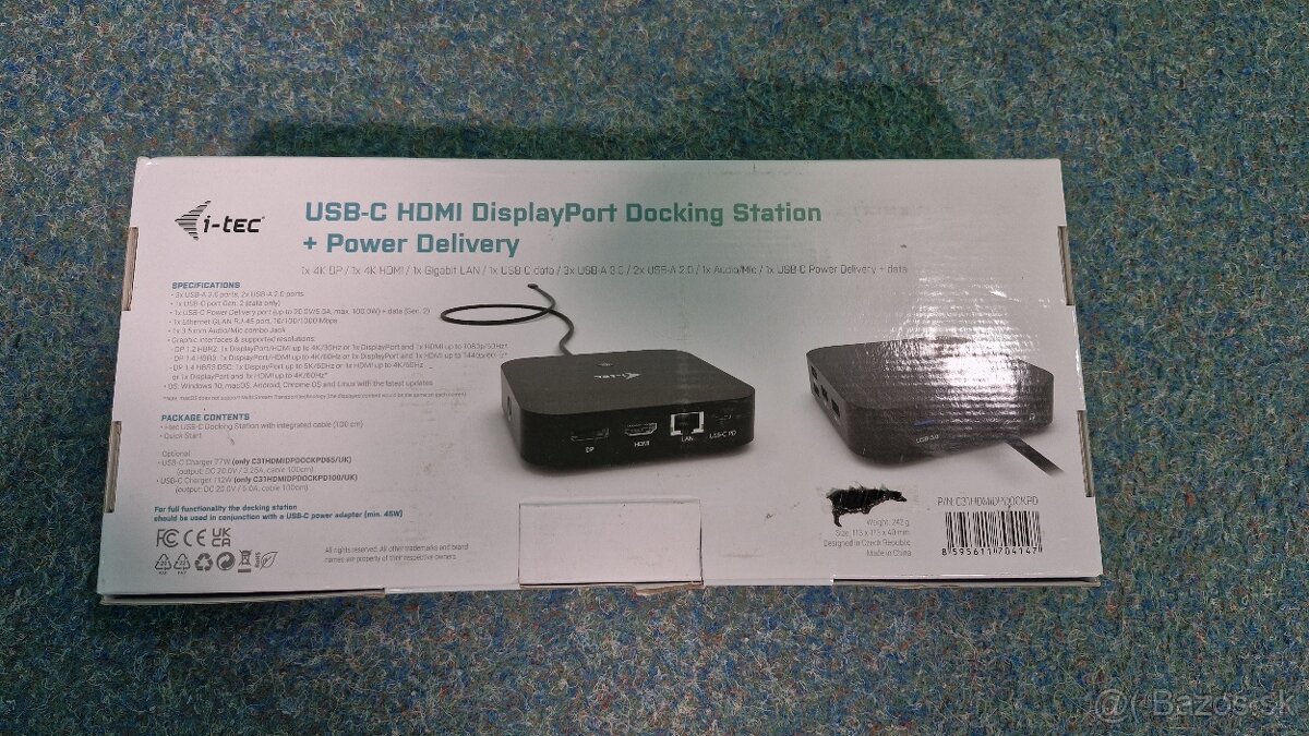 Dokovacia stanica i-tec USB-C Dual Display Docking Station