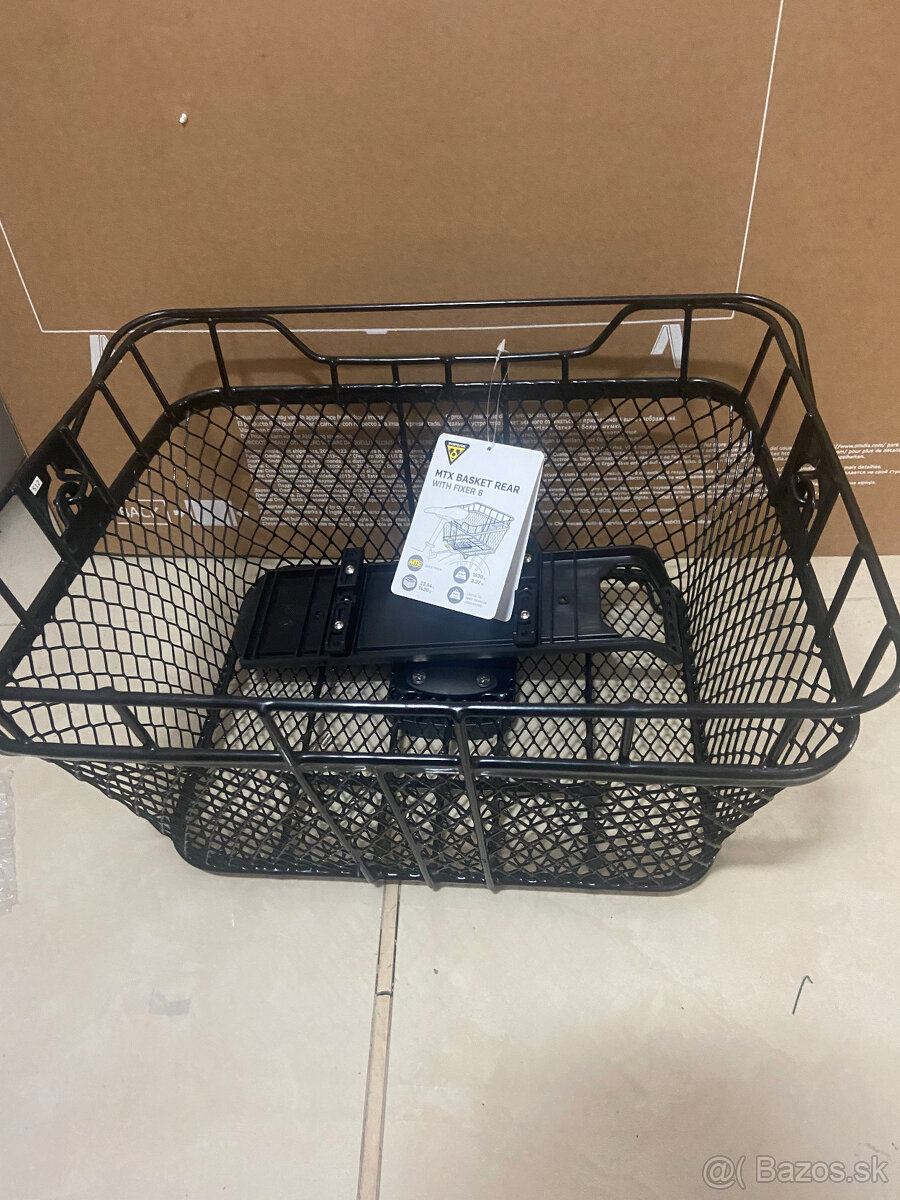 Zadný košík na bicykel