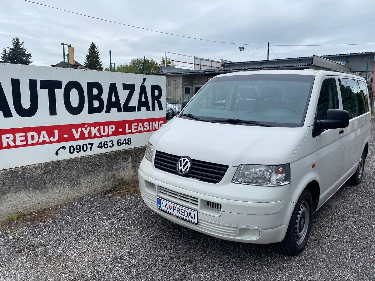 VW T5 Transporter 1.9TDi 63 kW, Rok výroby 2005