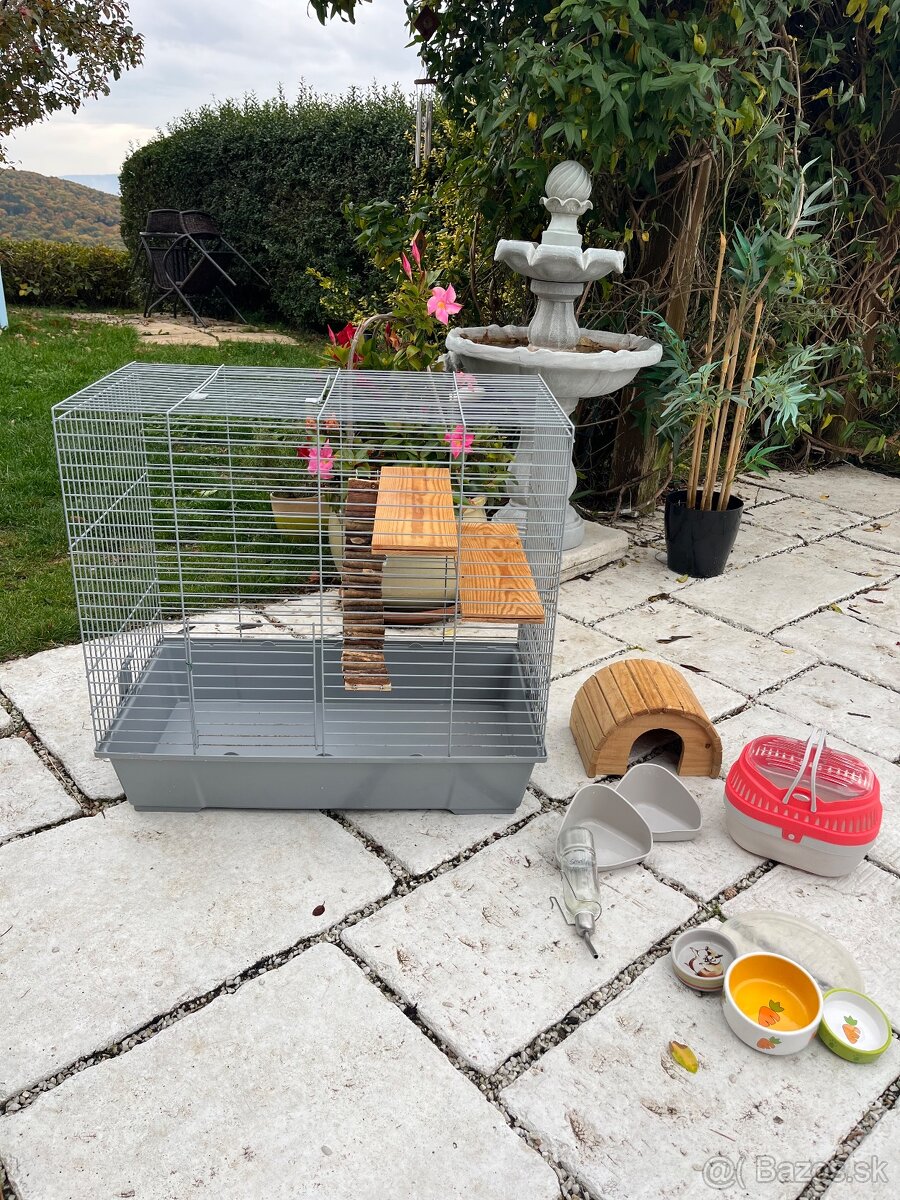 Klietka + príslušenstvo hlodavce