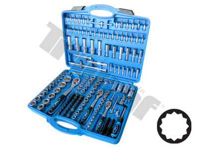 Triumf Gola sada, 1/4", 3/8" a 1/2" vstup, 171-dielna