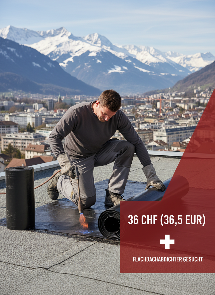 Pokrývač / strechár / Švajčiarsko - nástup ihneď