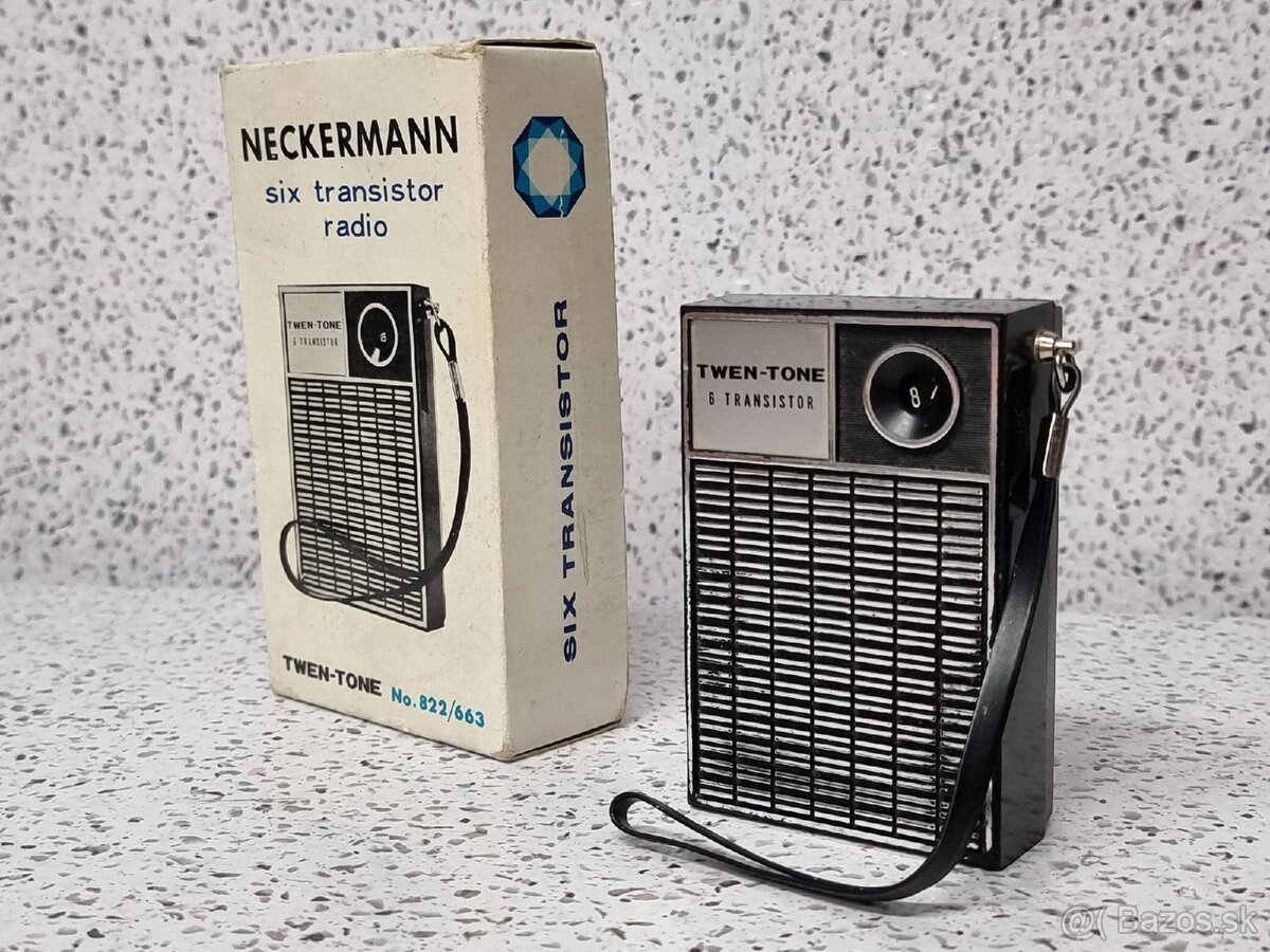Neckermann Twen-Tone so 6 tranzistormi, model č. 822/663