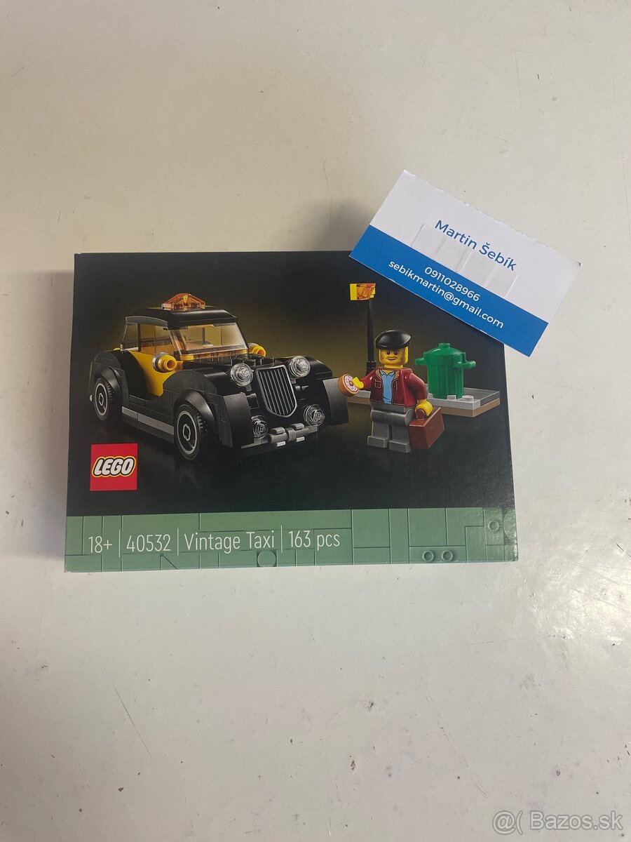 Predám nové neotvorené LEGO 40532 Vintage Taxi