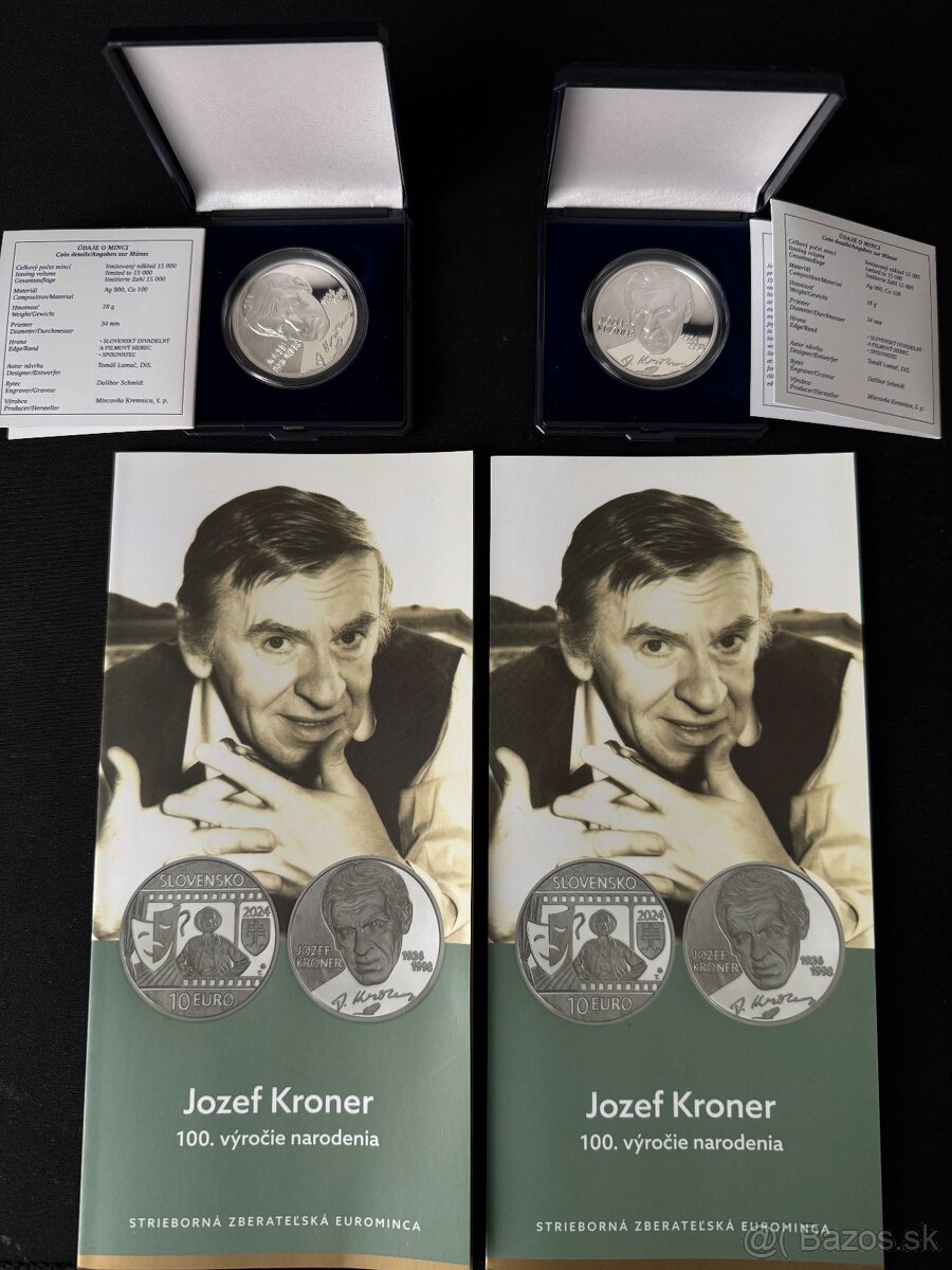 10 EURO Slovensko 2024 - Jozef Kroner - PROOF