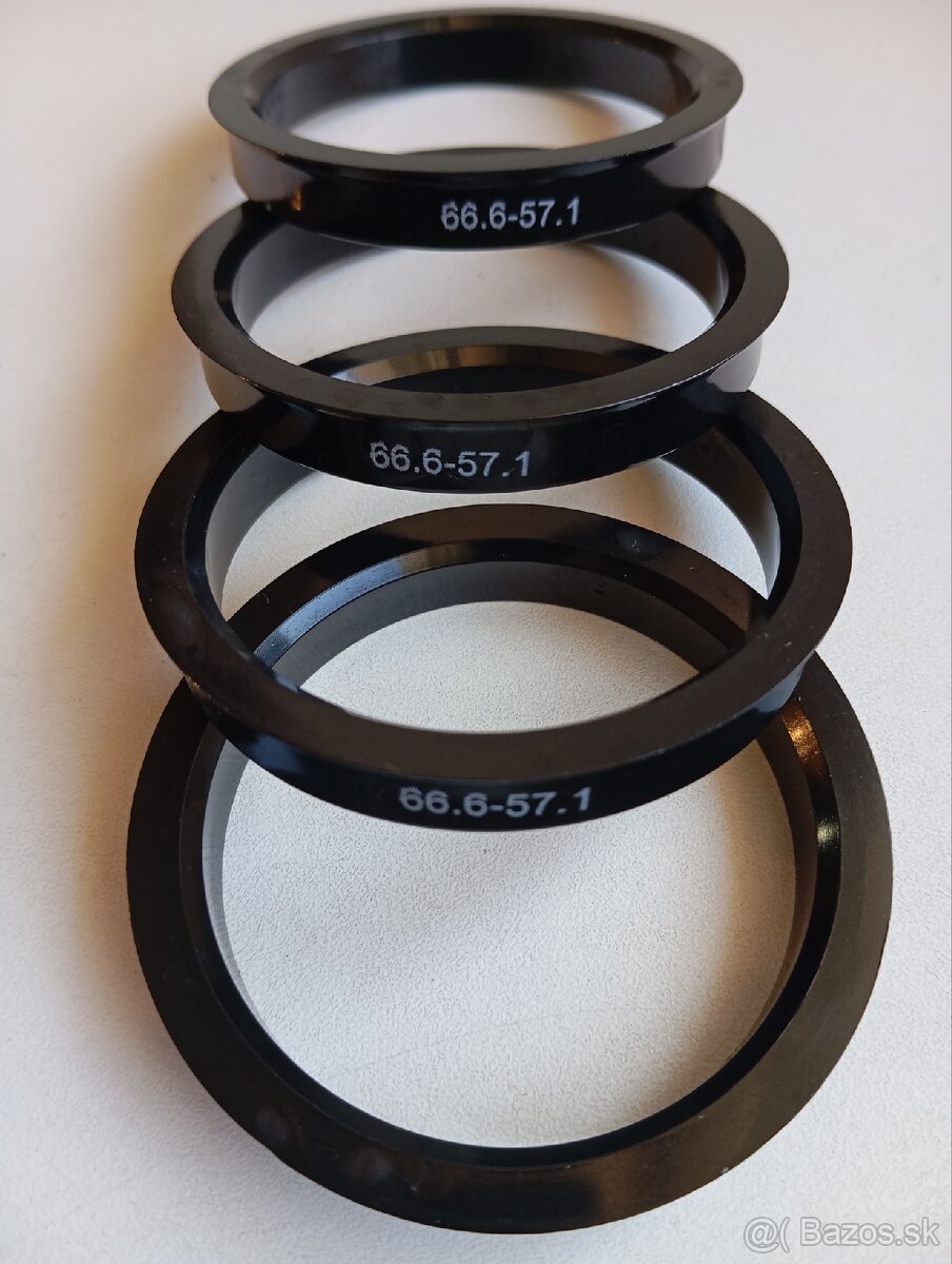 Vymedzovacie krúžky zo 66.6 na 57.1 mm