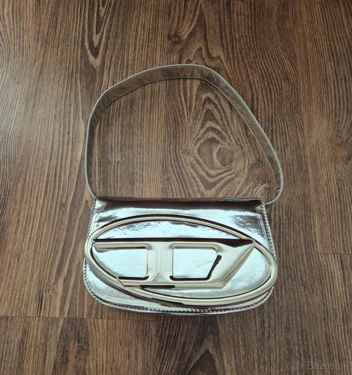 kabelka Diesel strieborná