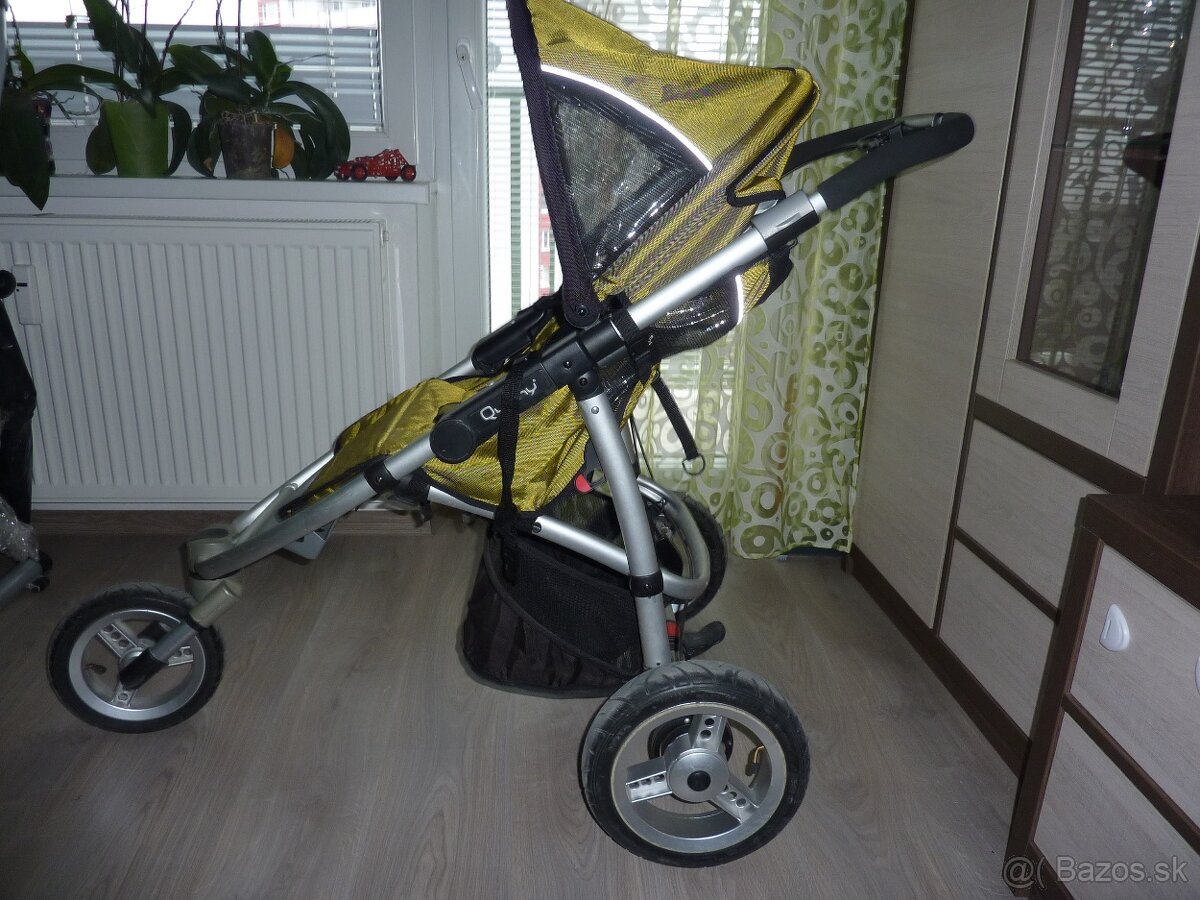 3-kombináciu Quinny Speedy kočík - vaničku + športová časť a