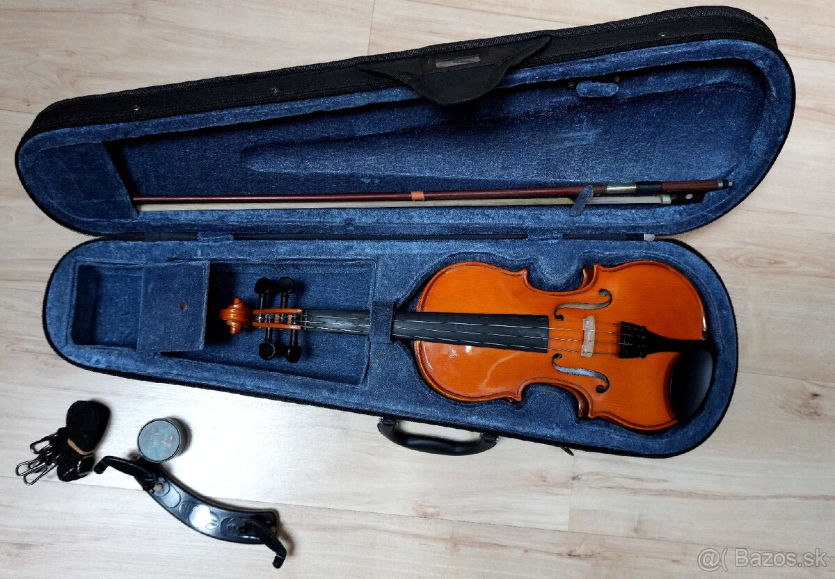 Predám detské husle 1/2 – Valencia V160 (husľový set)