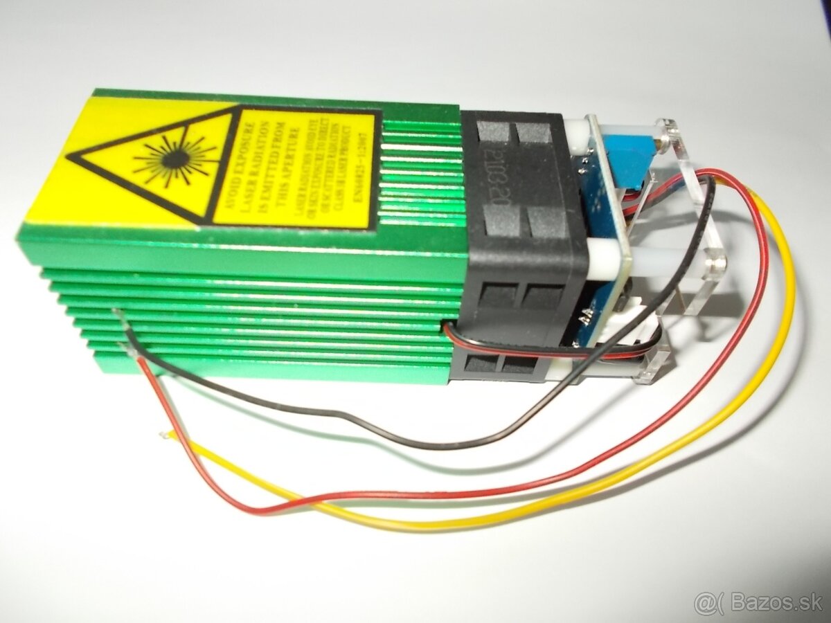 Laserovy DPSS modul 500mW zeleny 520nm s TTL ovladanim