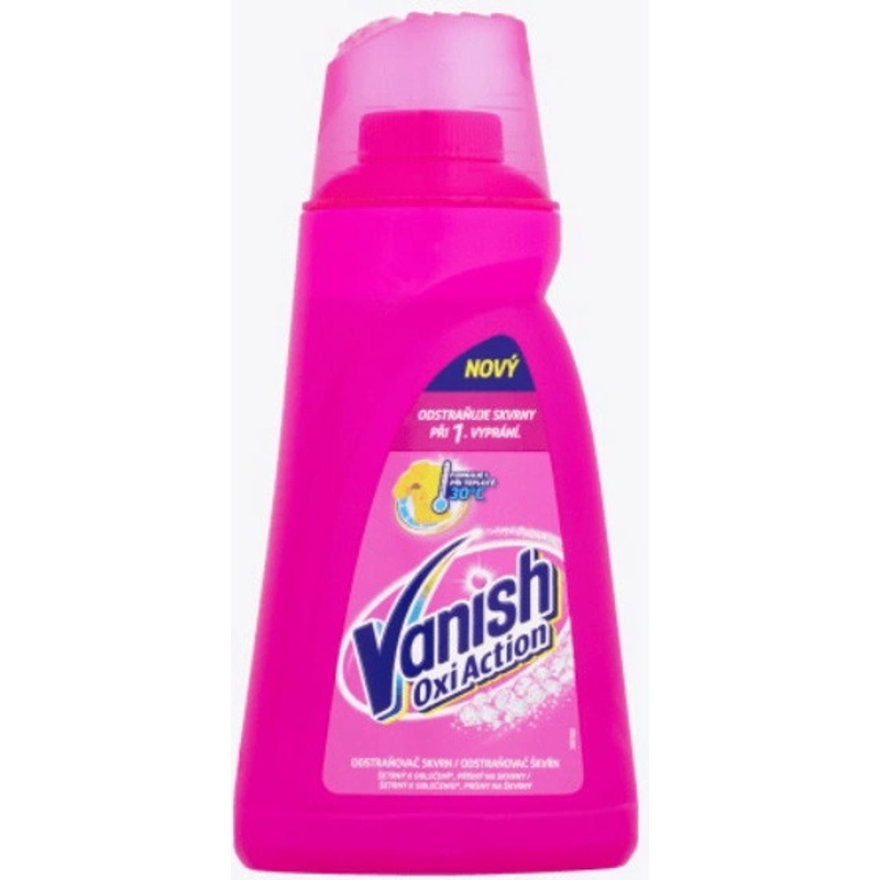 Vanish Oxi Action na farebnú alebo bielu bielizeň Objem 1L