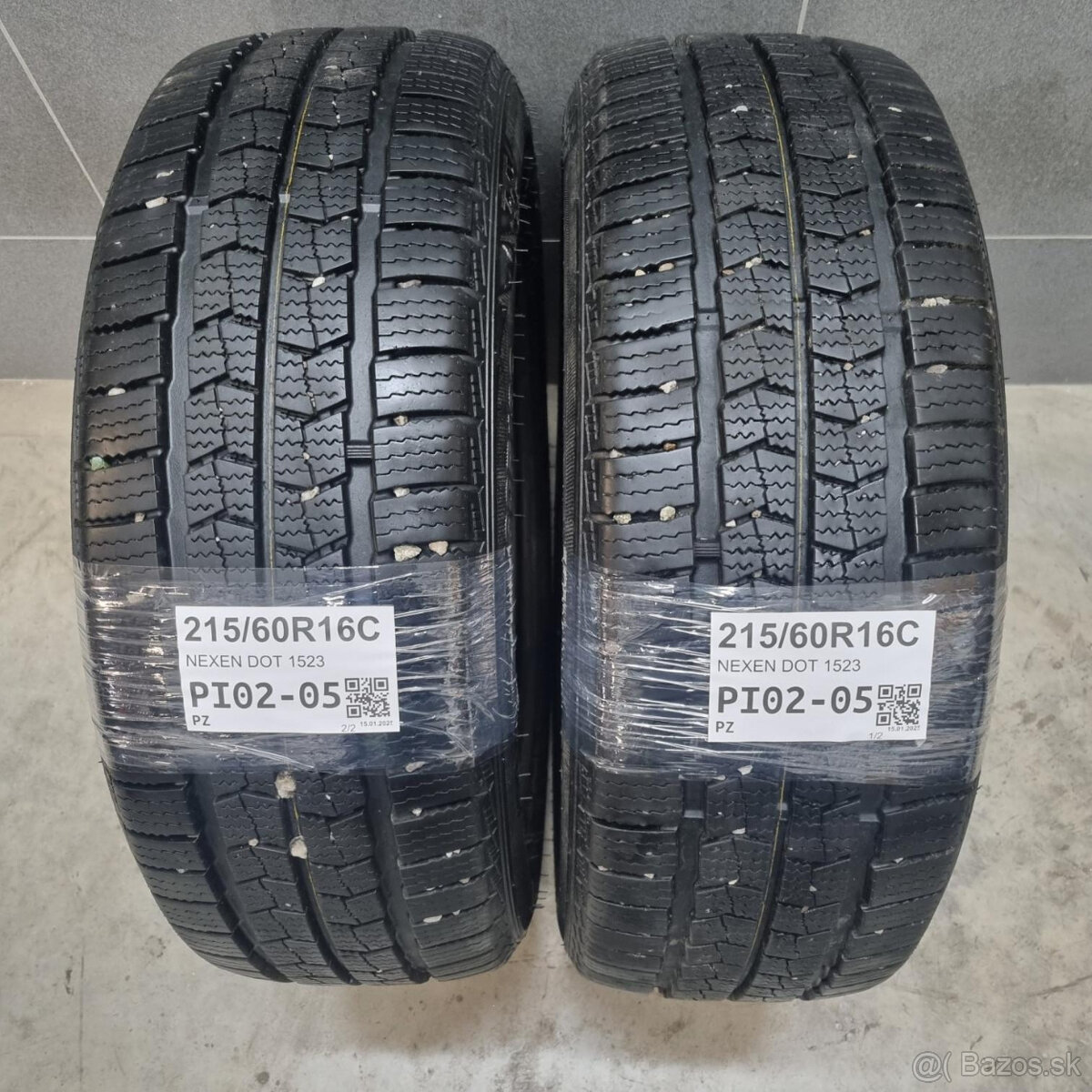 Dodávkové zimné pneu 215/60 R16C NEXEN DOT1523
