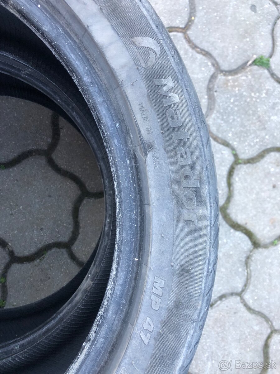 Predám 2ks letné pneumatiky 225/45 R17 matador