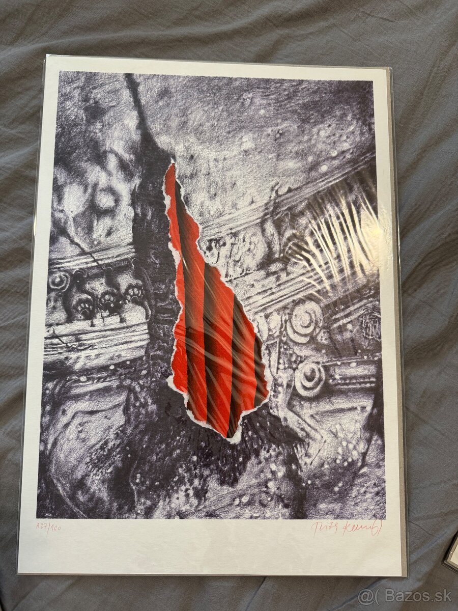 Grafika Čierne diery 4