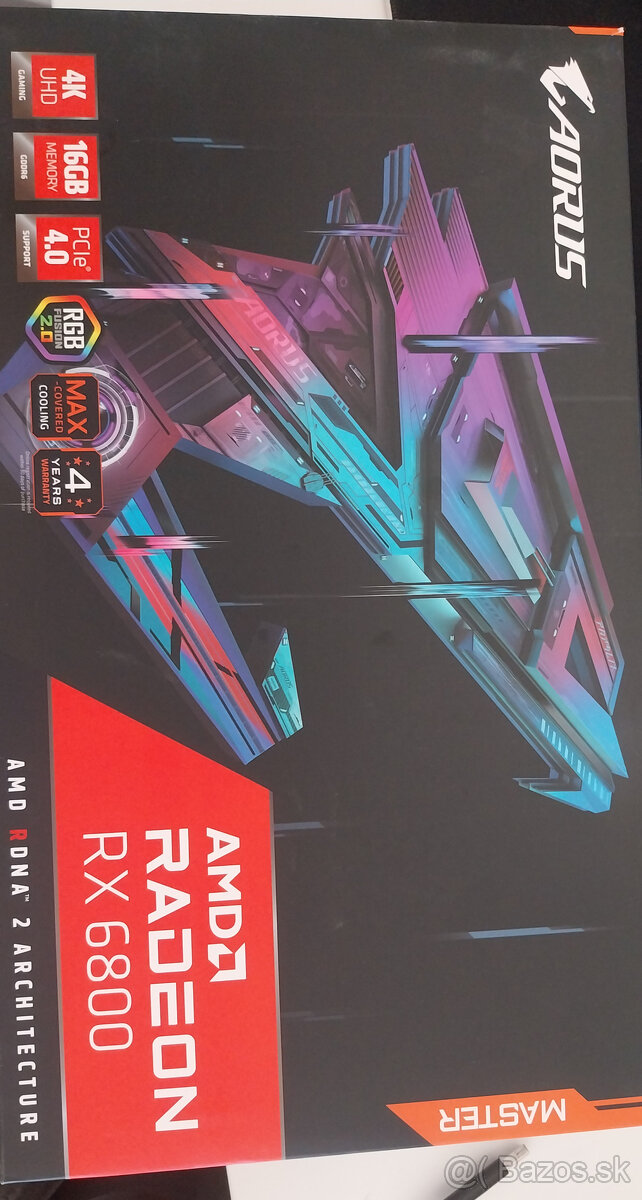 AORUS Radeon rx 6800 (na odber)
