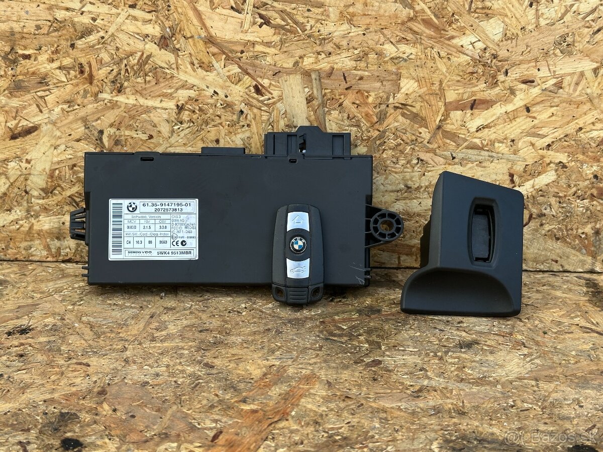 BMW E90/E91/E92/E93 CAS modul – originál s kľúčom a slotom