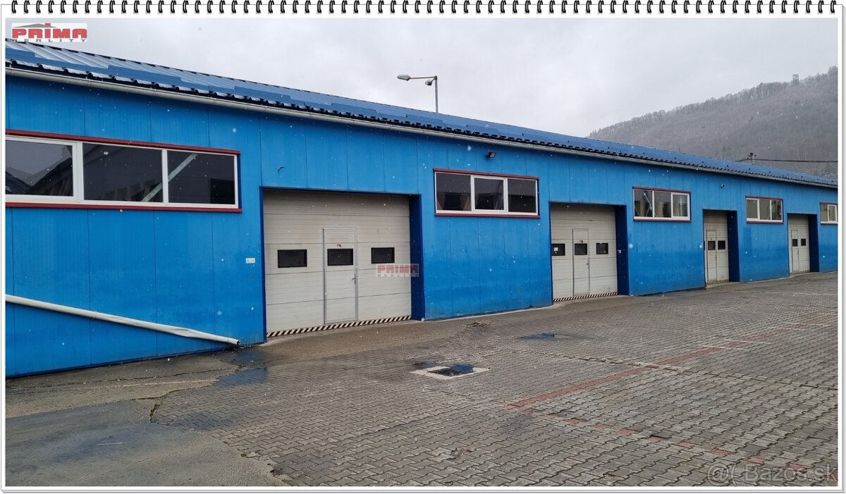 ID 3131 Prenájom: skladová hala, 514 m2, Žilina