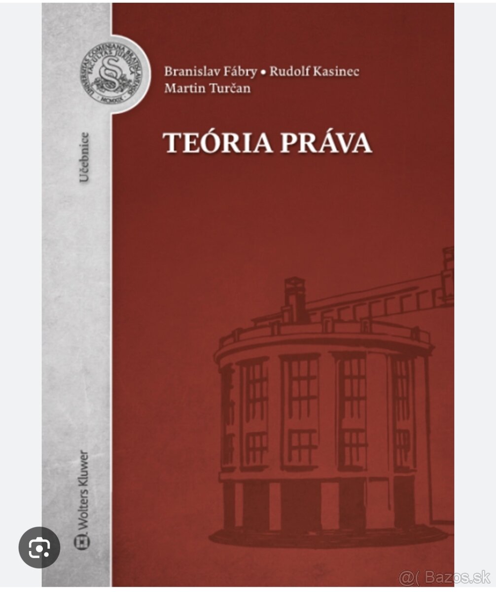 Predám knihu Teória práva