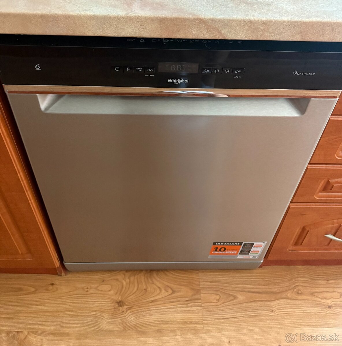 Vstavaná umývačka riadu Whirlpool WBC 3C26 PF X (Používaná 1