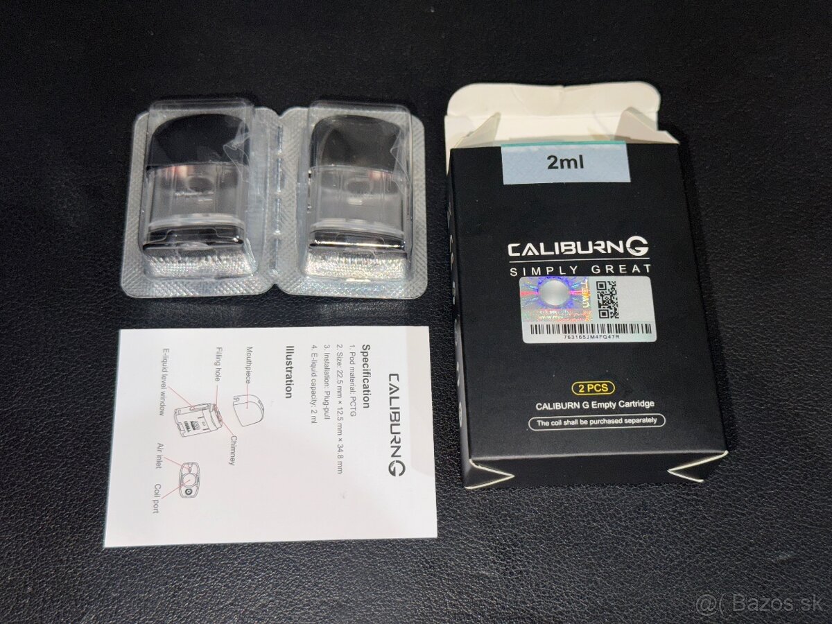 Uwell Caliburn G cartridge