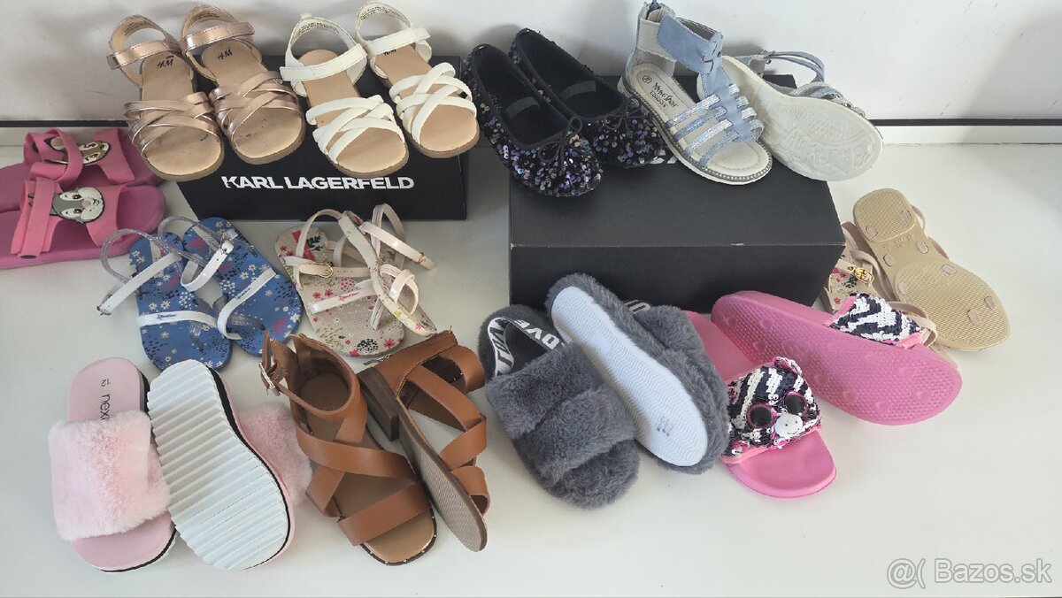 Balík, dievčenské letné sandále 29-31