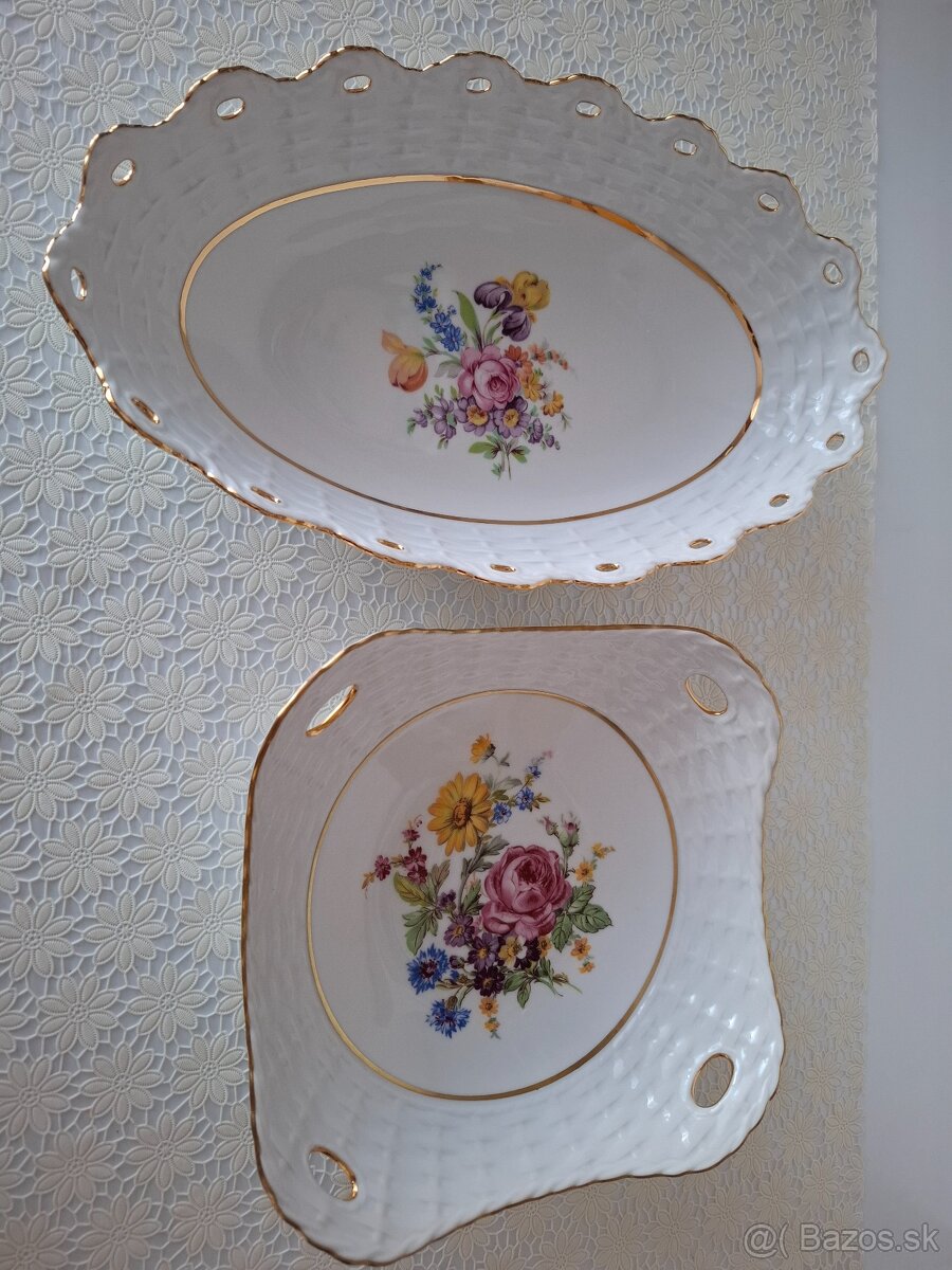 Dve porcelánové misi